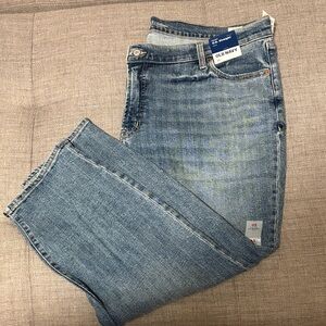 Old Navy Women's Blue Straight Leg Jeans
